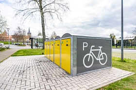 Fahrradboxen am ZOB&nbsp;&copy;&nbsp;Stadt Duderstadt