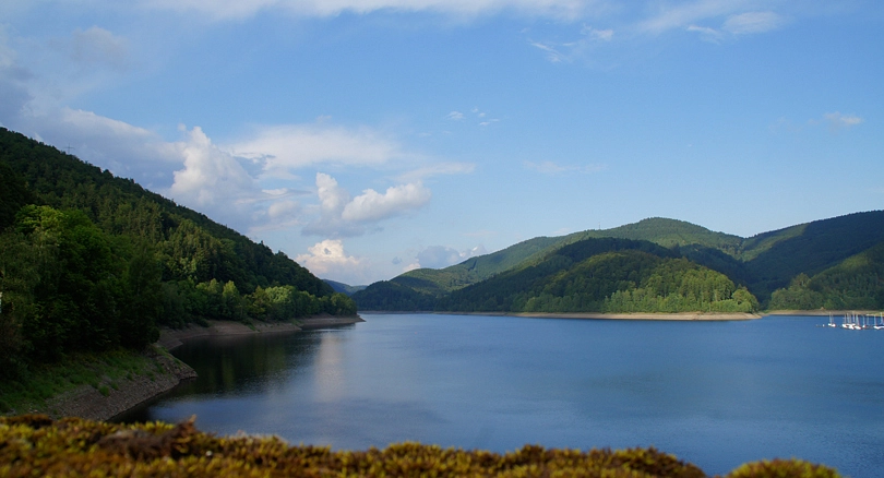 Die Odertalsperre im nahe gelgenen Harz